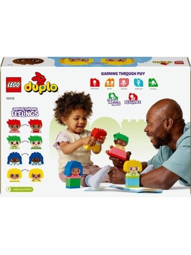 Konstruktorius LEGO® Duplo Stiprūs jausmai ir emocijos 10415