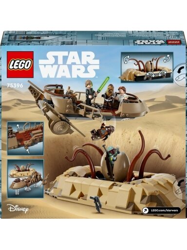Konstruktorius LEGO® Dykumų luotas ir sarlako duobė 75396
