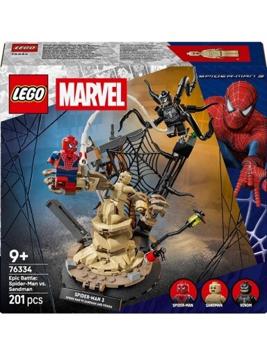 Konstruktorius LEGO® Epic Battle Spider-Man vs Sandman 76334
