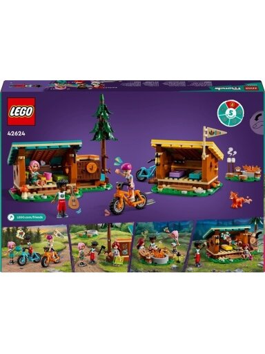 Konstruktorius LEGO Friends  Jaukūs stovyklos nameliai 42624