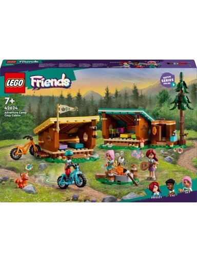 Konstruktorius LEGO Friends  Jaukūs stovyklos nameliai 42624