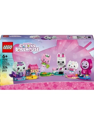 Konstruktorius LEGO® Gabės bičiuliai kačiukai 11215, 324 vnt