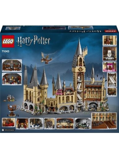 Konstruktorius LEGO Harry Potter Hogvarts71043, 6020 vnt.
