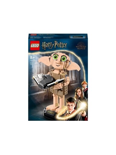 Konstruktorius LEGO Harry Potter Namų elfas Dobis 76421