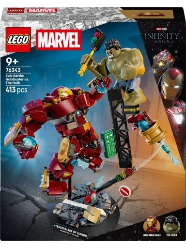 Konstruktorius LEGO® Hulkbuster vs. The Hulk 76343