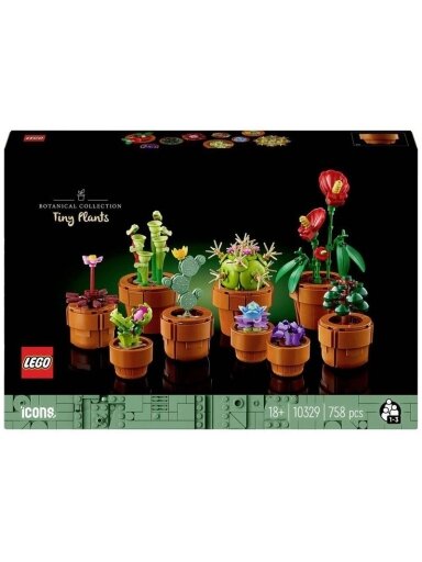 Konstruktorius LEGO® Icons Miniatiūriniai augalai 10329