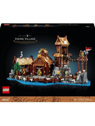 Konstruktorius LEGO® Ideas Vikingų kaimas 21343