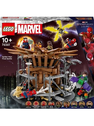 Konstruktorius LEGO Marvel Paskutinis žmogaus-voro mūšis