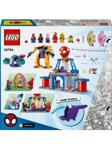 Konstruktorius LEGO Marvel Voriuko voratinklių sukimo būst