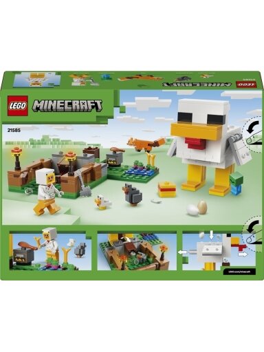 Konstruktorius LEGO® Minecraft Chicken Farm 21585, 233 vnt.