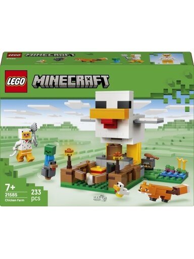 Konstruktorius LEGO® Minecraft Chicken Farm 21585, 233 vnt.
