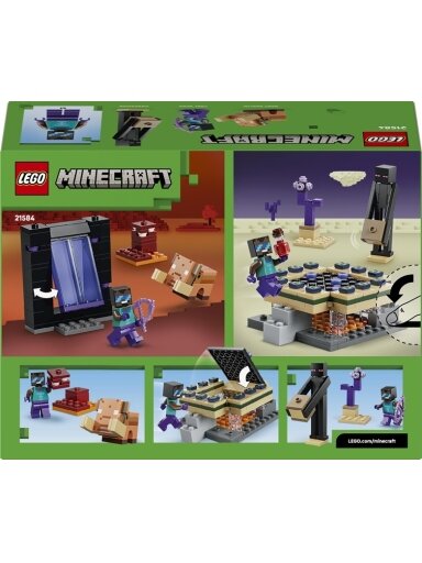 Konstruktorius LEGO® Minecraft Kelionė į Neterį 21584 192vnt