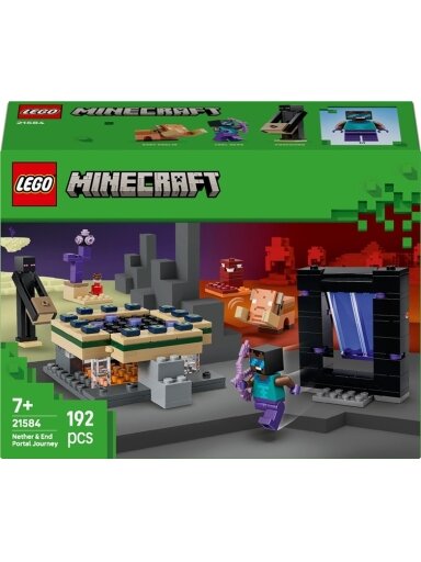 Konstruktorius LEGO® Minecraft Kelionė į Neterį 21584 192vnt