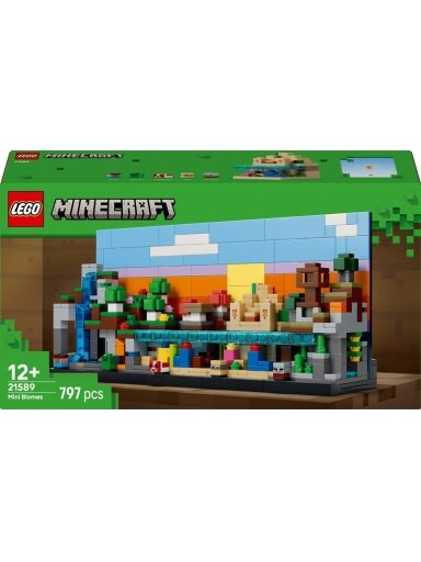 Konstruktorius LEGO® Minecraft Mini Biomes 21589, 797 vnt.
