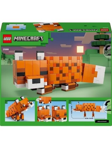 Konstruktorius LEGO® Minecraft The Fox 21588, 497 vnt.