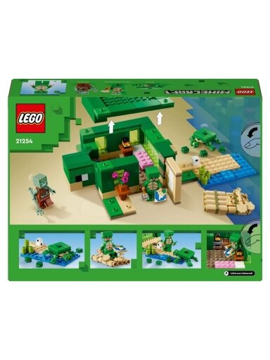 Konstruktorius LEGO® Minecraft  Vėžlių paplūdimio namas