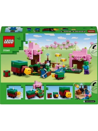 Konstruktorius LEGO® Minecraft Žydinčių vyšnių sodas 21260