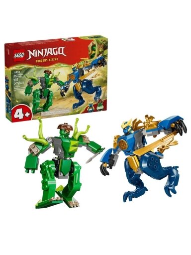 Konstruktorius LEGO Ninjago Jay roboto kova 71853, 107 vnt.