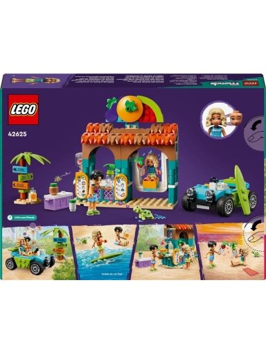 Konstruktorius LEGO® Paplūdimio glotnučių kioskas 42625