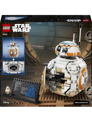 Konstruktorius LEGO® Star Wars™ droidas BB-8 75452, 569vnt