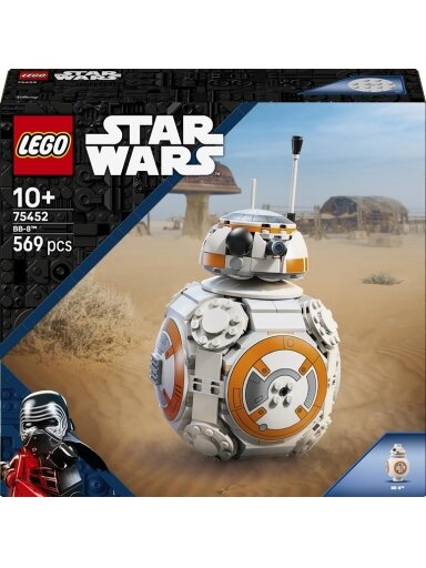 Konstruktorius LEGO® Star Wars™ droidas BB-8 75452, 569vnt
