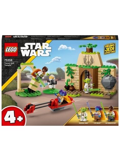 Konstruktorius LEGO Star Wars Tenu džedajų šventykla 75358