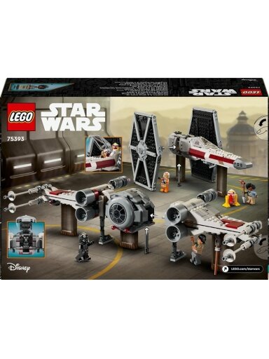 Konstruktorius LEGO Star Wars™ TIE Fighter ir X-Wing 75393