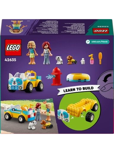 Konstruktorius LEGO® Šunų kirpyklos automobilis 42635