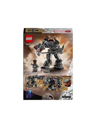 Konstruktorius LEGO Super Heroes Karo mašinos šarvai-robotas