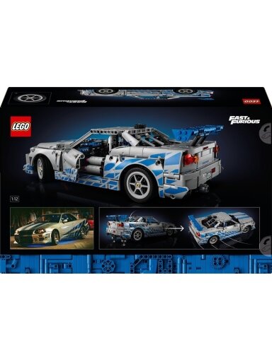 Konstruktorius LEGO® Technic 2 Fast Furious Nissan Skyline