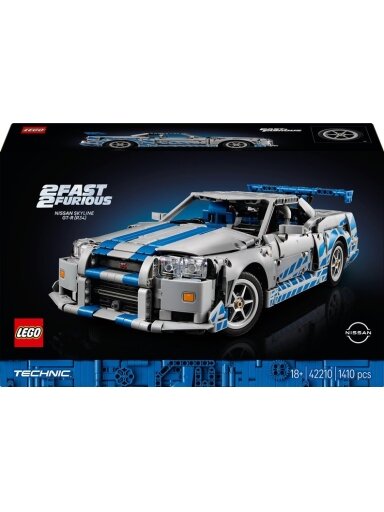Konstruktorius LEGO® Technic 2 Fast Furious Nissan Skyline