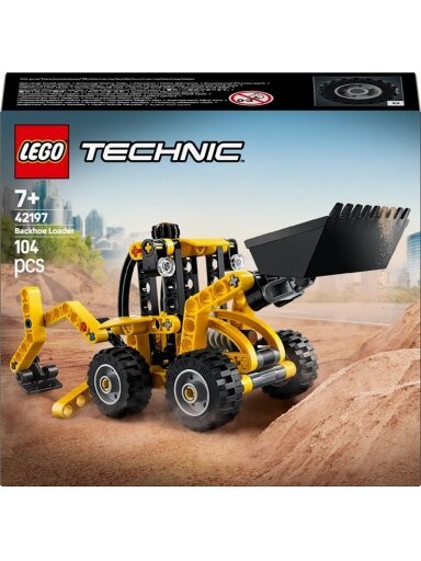 Konstruktorius LEGO® Technic Backhoe Loader 42197, 104 vnt.
