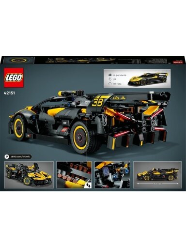 Konstruktorius LEGO Technic Bugatti Bolide 42151