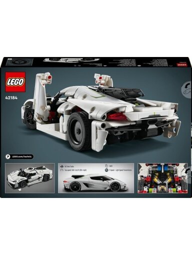 Konstruktorius LEGO Technic Hiperauto Koenigsegg 42184