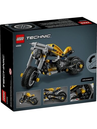 Konstruktorius LEGO Technic motociklas 42225, 151 vnt.