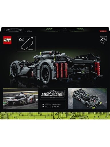 Konstruktorius LEGO Technic PEUGEOT 9X8 24H 42156