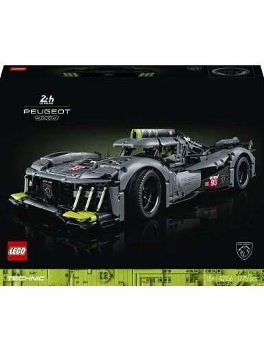 Konstruktorius LEGO Technic PEUGEOT 9X8 24H 42156