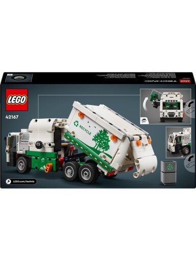 Konstruktorius LEGO Technic  Šiukšliavežė „Mack LR Electric“