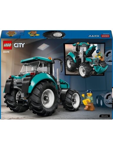 Konstruktorius LEGO® Tractor 60498, 1000 vnt.