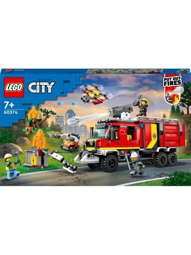 Konstruktorius LEGO Ugniagesių vadavietės sunkvežimis 60374