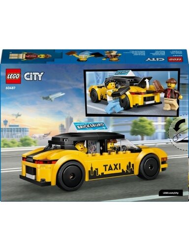 Konstruktorius LEGO® Yellow Taxi 60487, 1000 vnt.