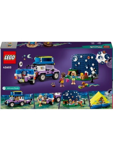 Konstruktorius LEGO Žvaigždžių stebėjimo stovyklavietės auto