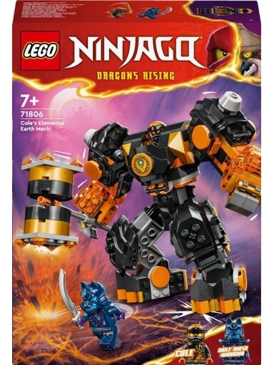 Konstruktorius Ninjago Jay kovinio roboto pakuotė 71805