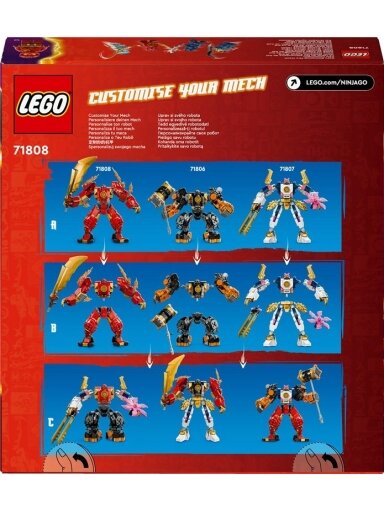 Konstruktorius Ninjago Kai stichijos ugnies robotas 71808
