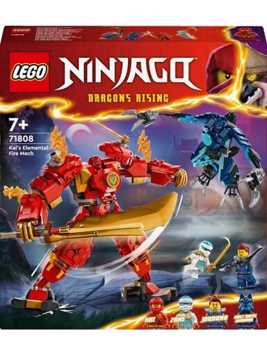 Konstruktorius Ninjago Kai stichijos ugnies robotas 71808