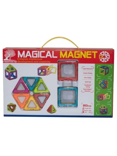 Konstruktorius Xinbida Magical Magnet, 20 vnt.