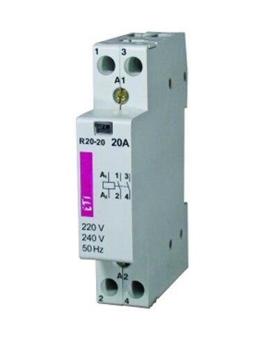 Kontaktorius Eti, 20A, 1.6kW