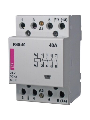 Kontaktorius ETI AC-1, R 40-40, 40 A, 6 kW
