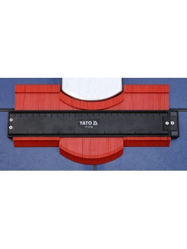 Konturų matuoklis, trafaretas, šablonas profiliams 260 mm Yato