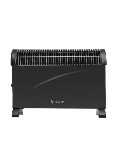 Konvekcinis šildytuvas (elektrinis radiatorius) Heatum THERMA H2000 Juodas